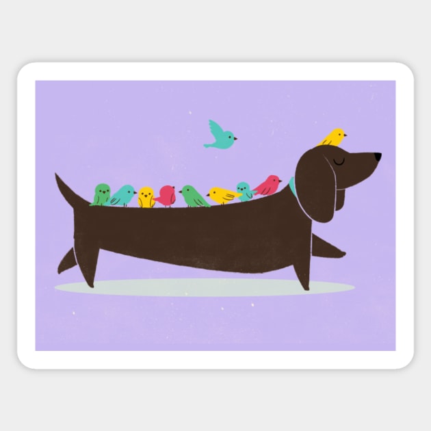 Bird Dog Sticker by jayf23